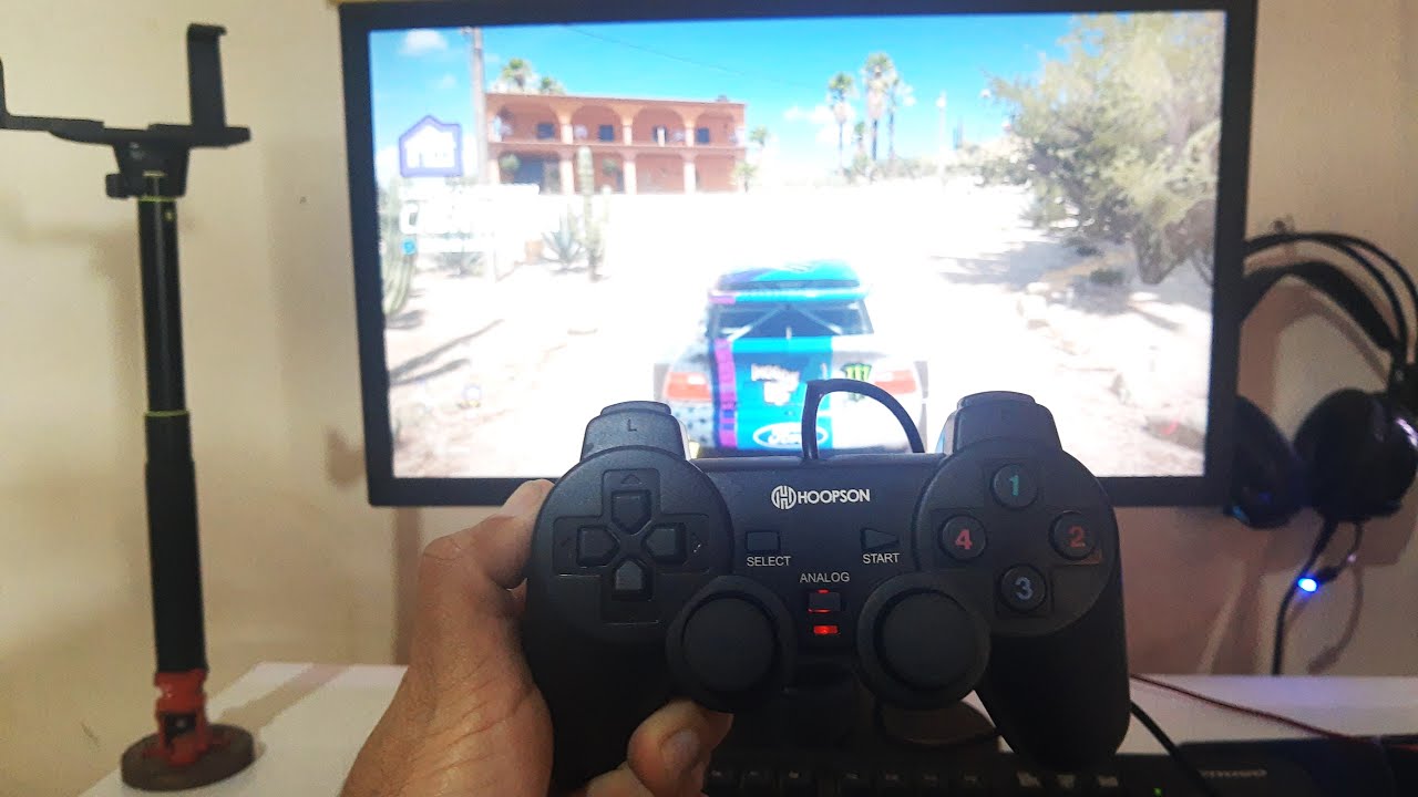 Como fazer o Controle Dual Shock Hoopson vibrar e funcionar em todos os jogos
