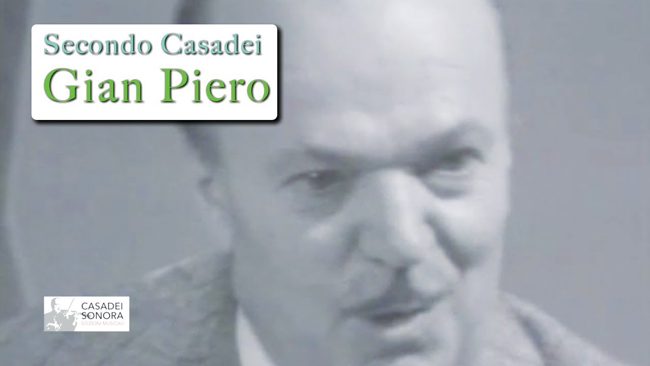 SECONDO CASADEI presenta il brano dedicato a suo figlio GIAN PIERO (Intervista TV originale)