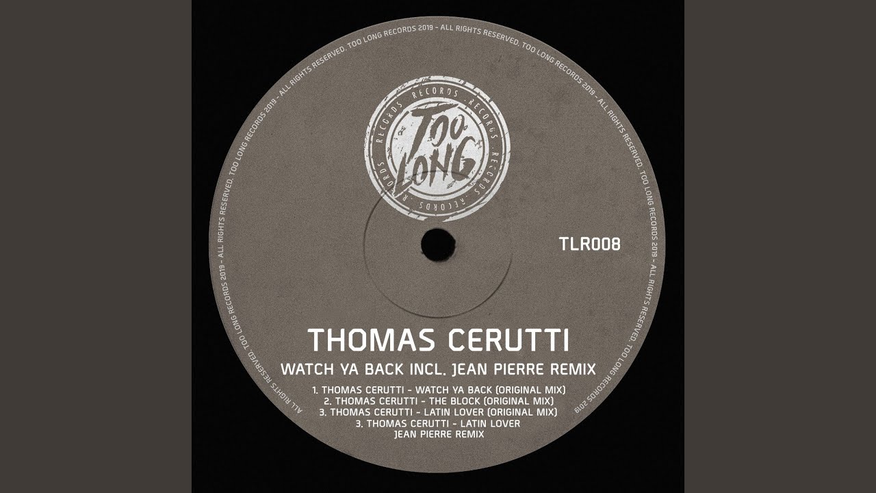 Watch Ya Back (Original Mix)