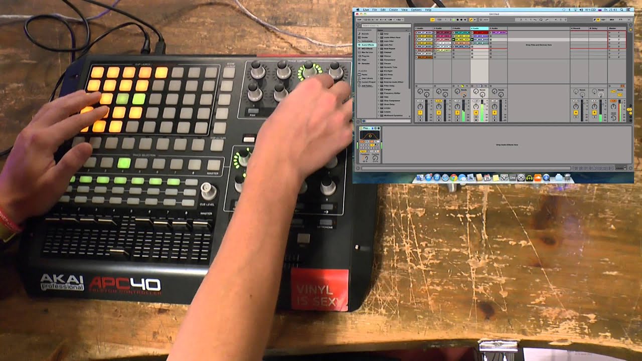 AKAI APC40 и Ableton Live. Подробный обзор.