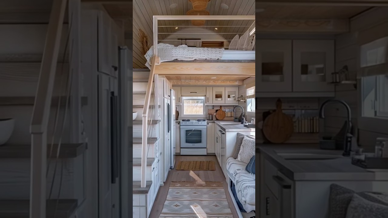 Cozy Loft Living in a Tiny House! 🛏️💕
