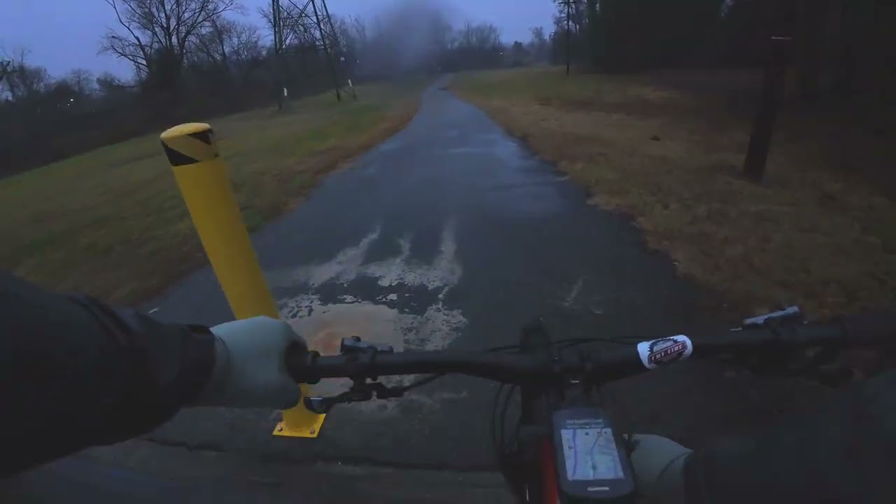 Early Morning Rainy Ride At Salem Creek