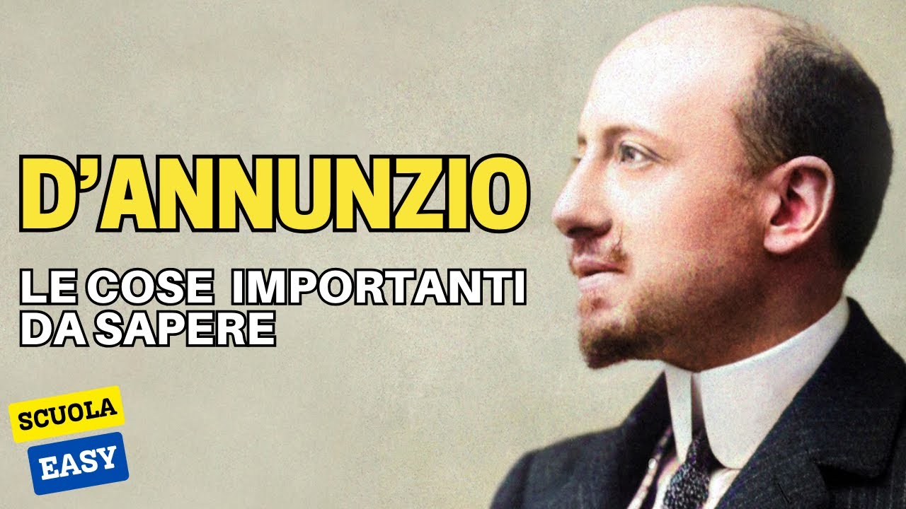 D'ANNUNZIO: Le COSE IMPORTANTI da SAPERE
