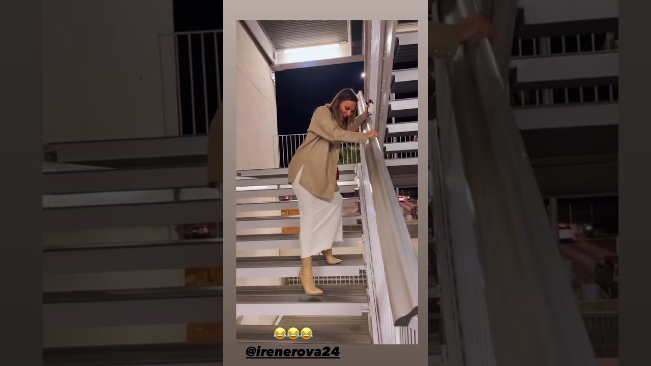 🤕Irene Rosales a punto de caerse por las escaleras #shorts #kikorivera #isabelpantoja #raquelbollo