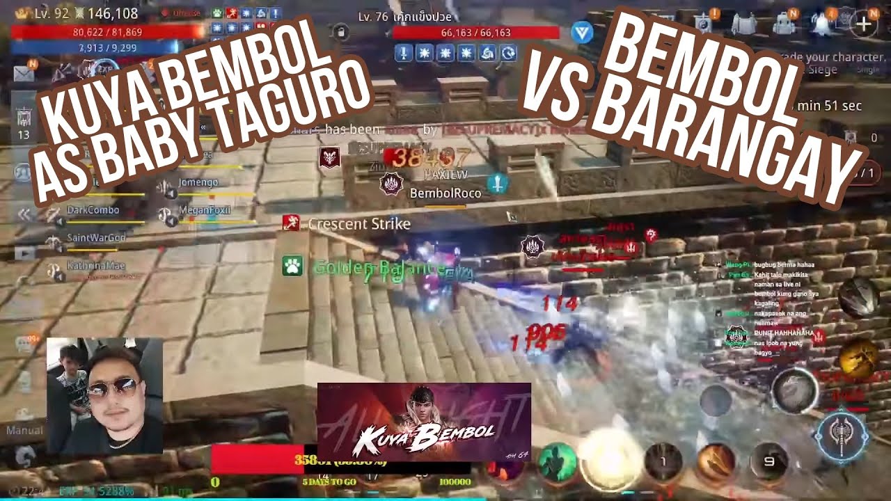 CASTLE SIEGE Highlights - Kuya Bembol as Baby Taguwo 12/26/21