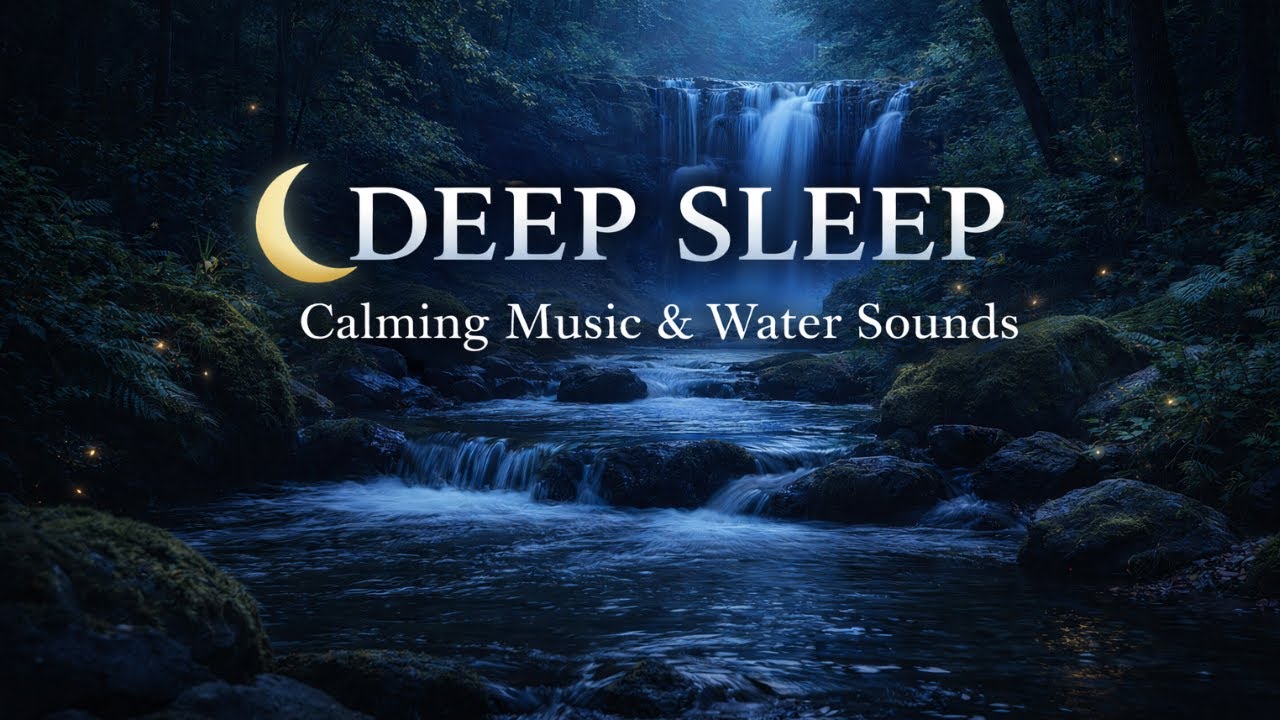 Relaxing River Sounds for Deep Sleep 🌙 Calm Music with Flowing Water