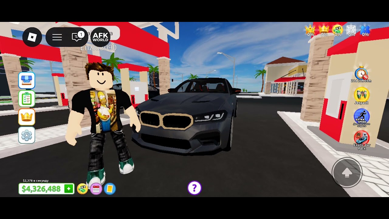 🚗ОДИН ДЕНЬ ГЛАЗАМИ В ROBLOX MEGA MANSION TYCOON RUSSIAN