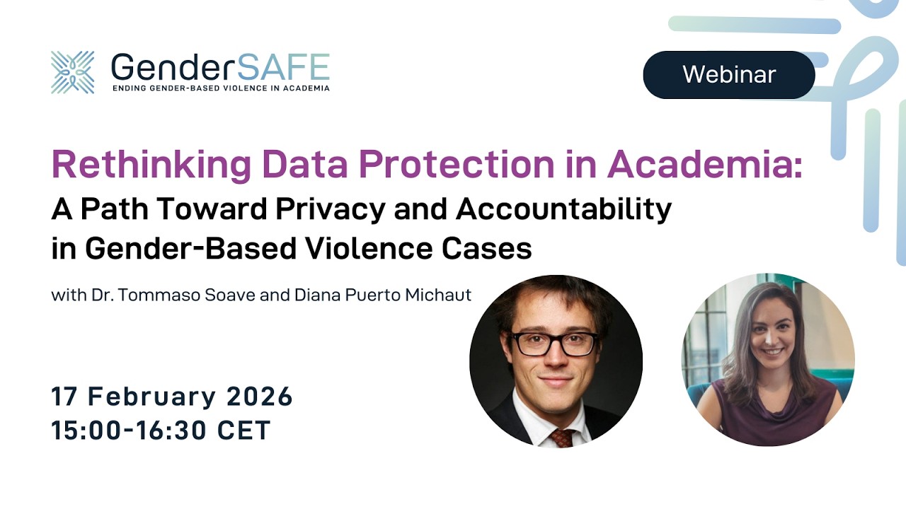 Data protection in academia: Toward privacy and accountability in gender-based violence cases