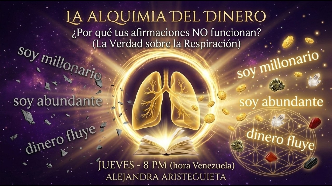 🌬️💰 LA ALQUIMIA DEL DINERO: ¿Por qué tus afirmaciones NO funcionan? (La Verdad sobre la Respiración)