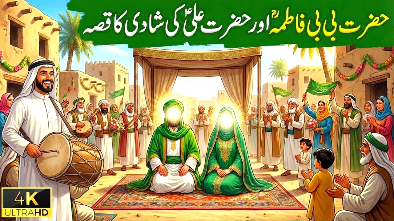 Hazrat Ali A.s Aur Hazrat Bibi Fatima R a Ki Shadi Ka Waqia|Hazrat Muhammad (SAW)ki Beti Ka Nikah
