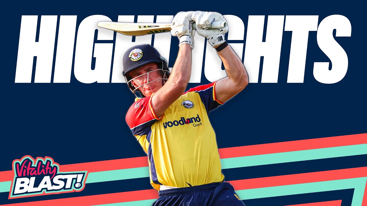 Lawrence Shines as Essex Defeat Glamorgan | Essex vs Glamorgan - Highlights | Vitality Blast 2022