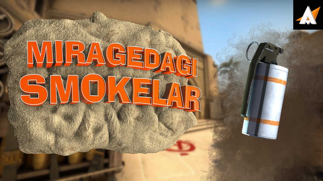 CS GO - [ Mirage ] TO`G`RI SMOKE OTISH. #2 Buni bilishingiz shart!