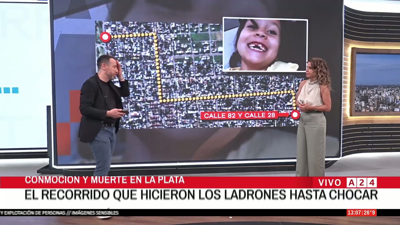 🚨 TRAGEDIA EN LA PLATA: EL RECORRIDO QUE HICIERON LOS DELINCUENTES HASTA CHOCAR