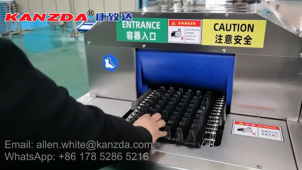 Microgreen Tray Washer - Eco & High efficiency