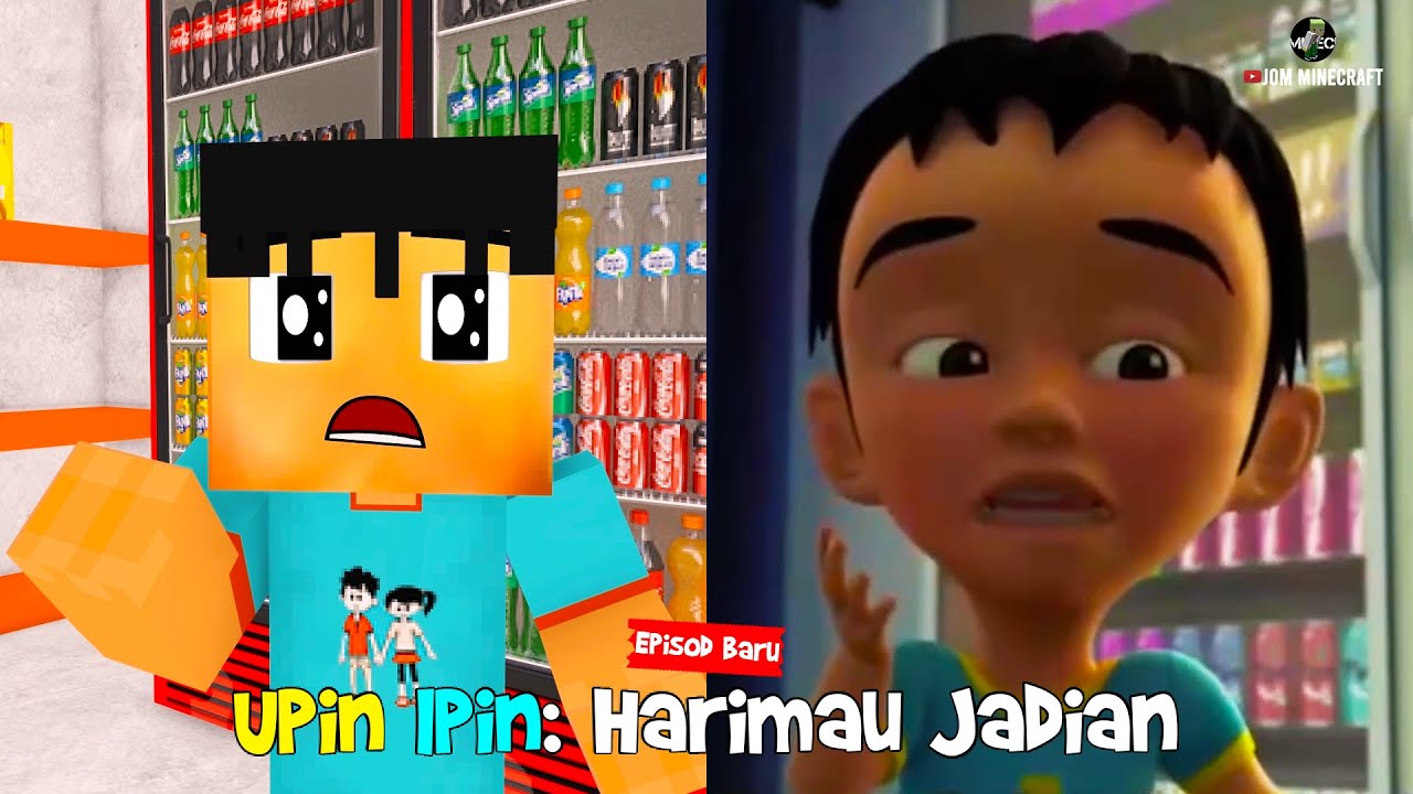 Fizi Jumpa Harimau Jadian | Upin & Ipin - Lembaga Hitam | Tiru Aksi Upin Ipin Terbaru 2023 Musim 16