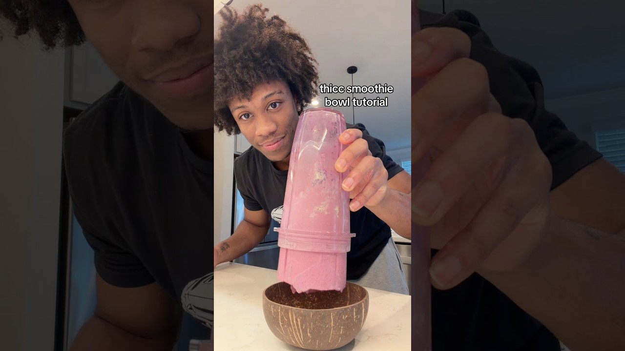 thicc smoothie bowl tutorial 😩