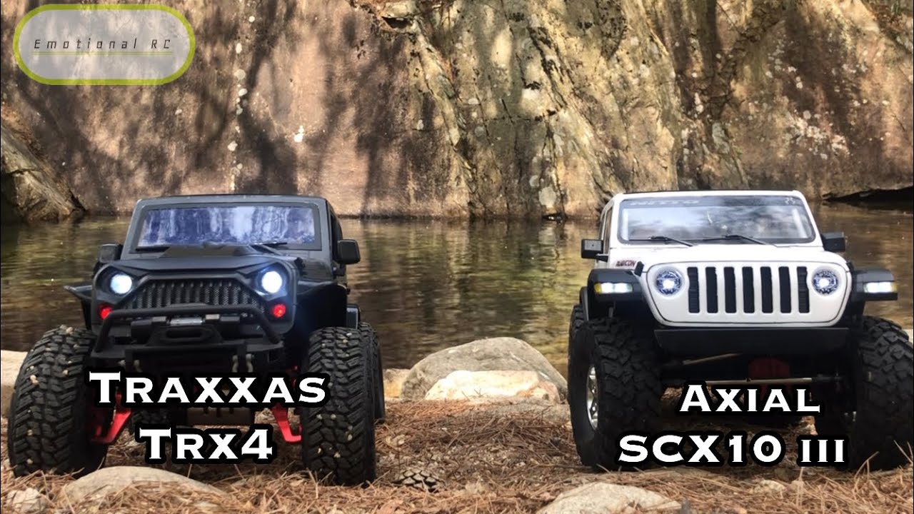 Axial SCX10 iii & Traxxas TRX4 Wrangler Rubicon JL & JK RockCrawling Trail 4x4 Rc Car