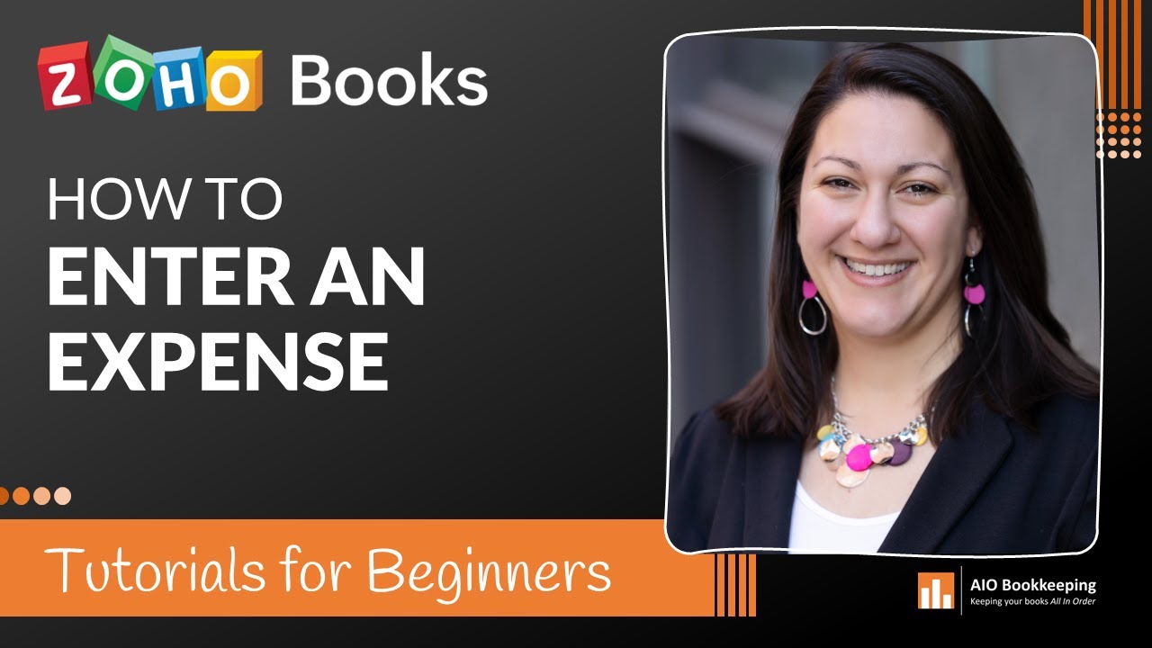 How to Enter an Expense in Zoho Books