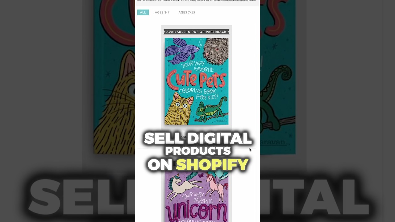 Как продавать цифровые товары на Shopify
