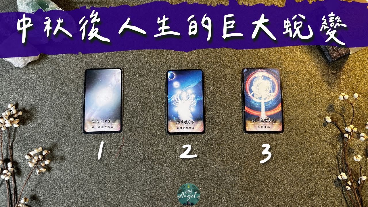中秋後你即將迎來的巨大蛻變《未來訊息指引塔羅占卜》Pick a card｜Angel808天使療癒花園｜獨門真源塔羅課程｜Mike Wu吳真源老師