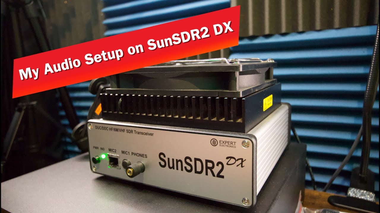 Audio Setup to the SunSDR2 DX | Using Heil PR40 Microphone | Expert Electronics SunSDR2 DX