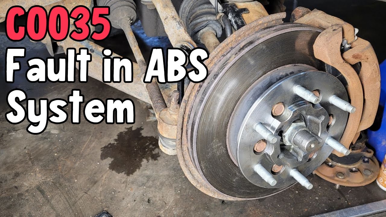 Wheel bearing replacement due to C0035 ABS fault | 2006 Colorado