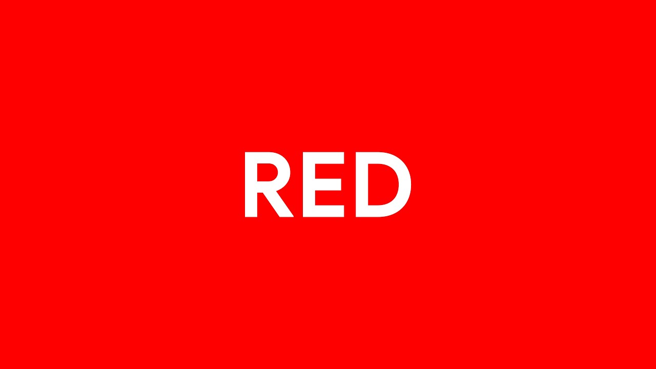 9 Hours Red Screen • Background • Ambient [4K]