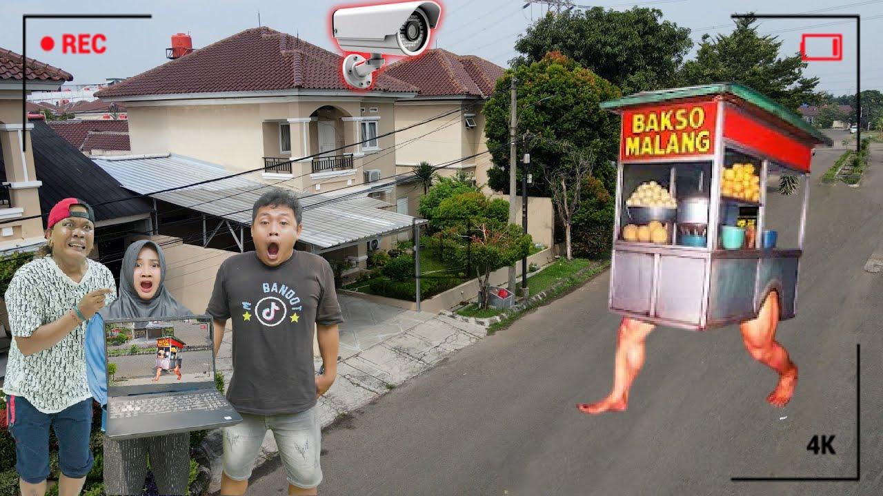 CCTV Merekam Anomali Bakso Malang Didepan Rumahku