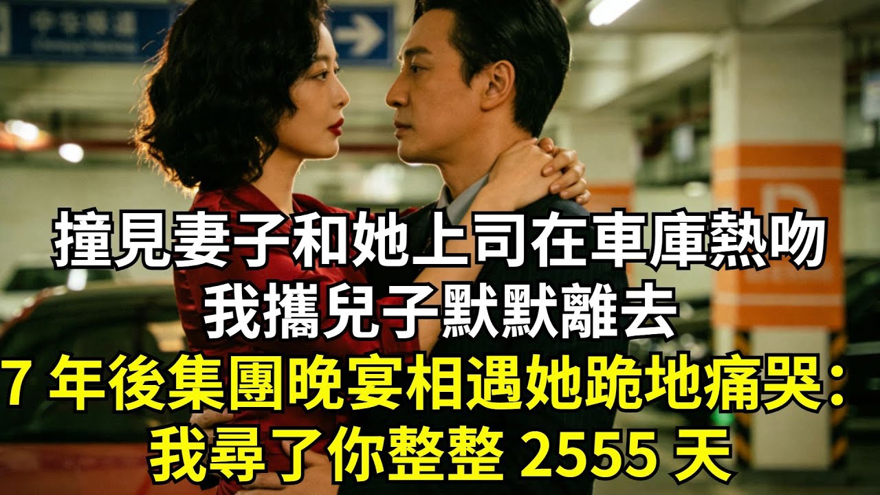 撞見妻子和她上司在車庫熱吻，我攜兒子默默離去，7 年後集團晚宴相遇，她泣著求我：我尋了妳整整 2555 天#小説#情感故事#爽文#婚姻生活