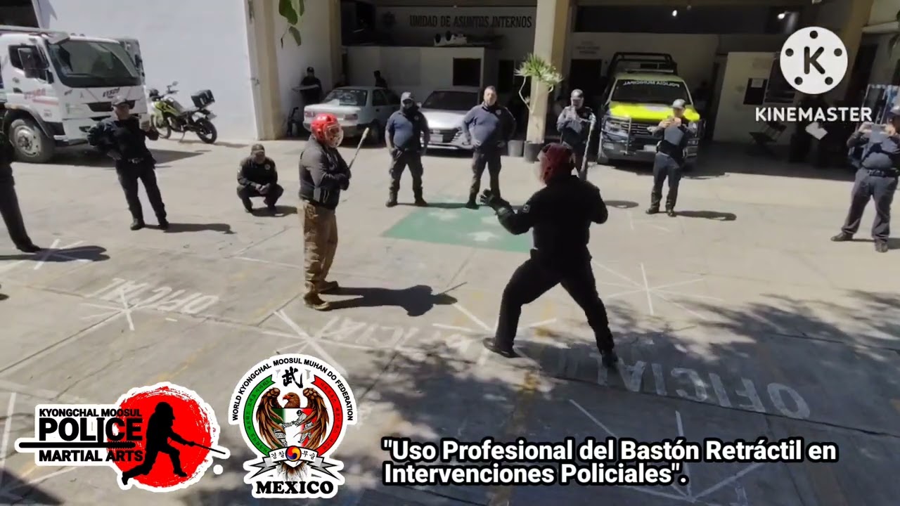 CAPACITACIÓN POLICIAL OAXACA 2026 - USO PROFESIONAL DEL BASTÓN RETRÁCTIL 