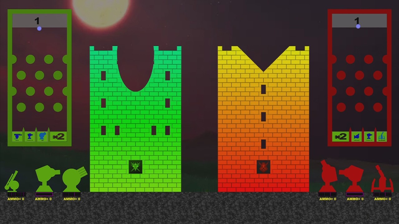 Castle Destruction Marble Race in Algodoo | The War Day #305