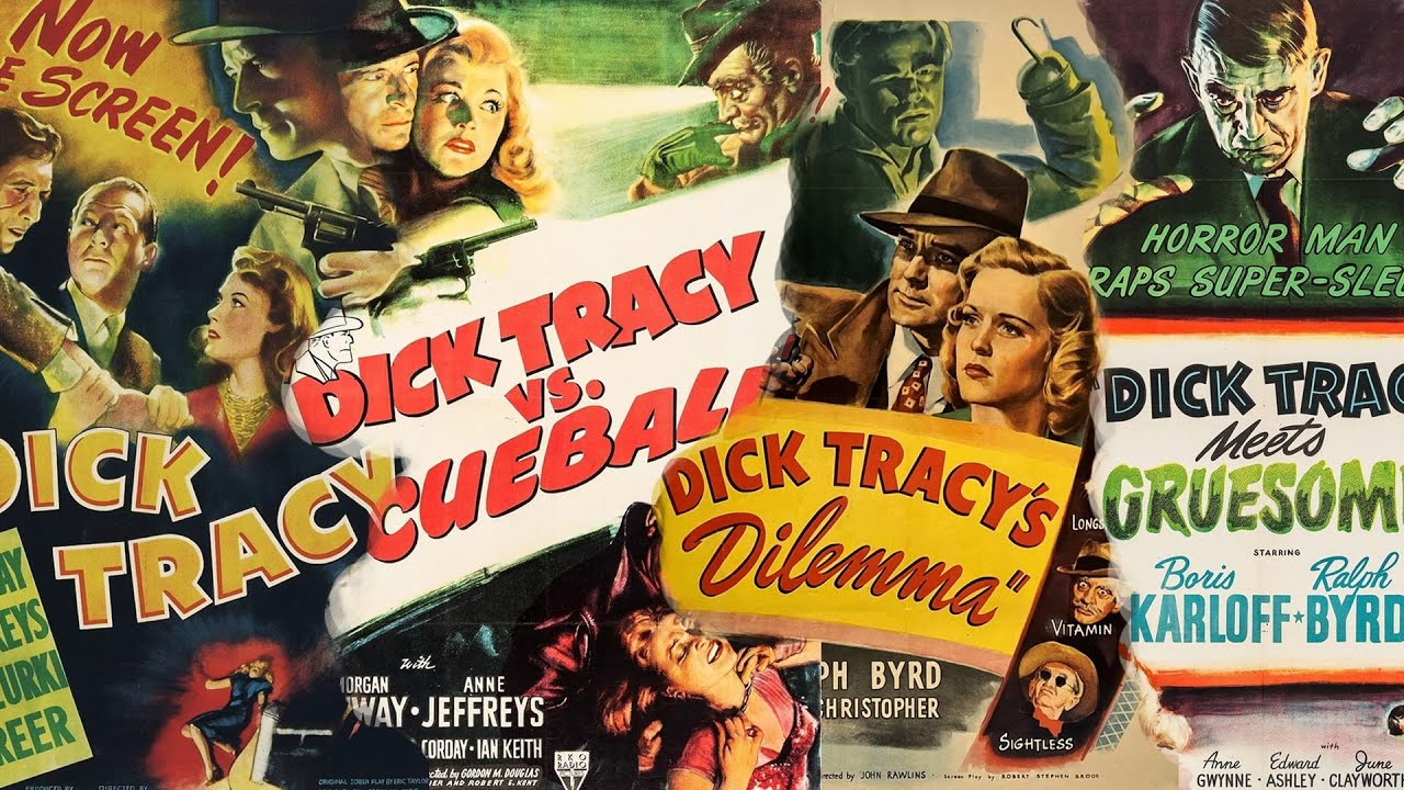 Dick Tracy Compilation: Complete Exciting 1940s Film Series