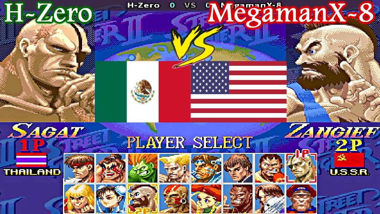 Super Street Fighter II X: Grand Master Challenge - H-Zero vs MegamanX-8