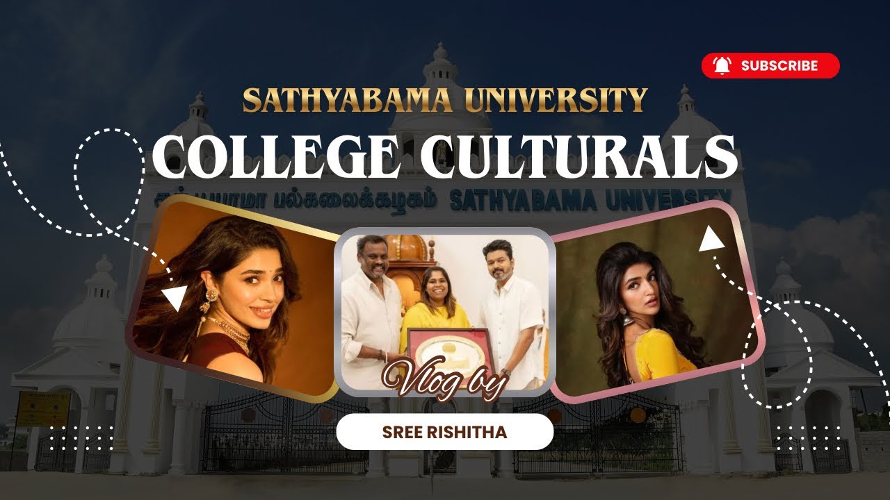 ఇధే మా last culturals 🫶❤️| Sathyabama University | Chennai | batch 2027 | thalapathy concert 