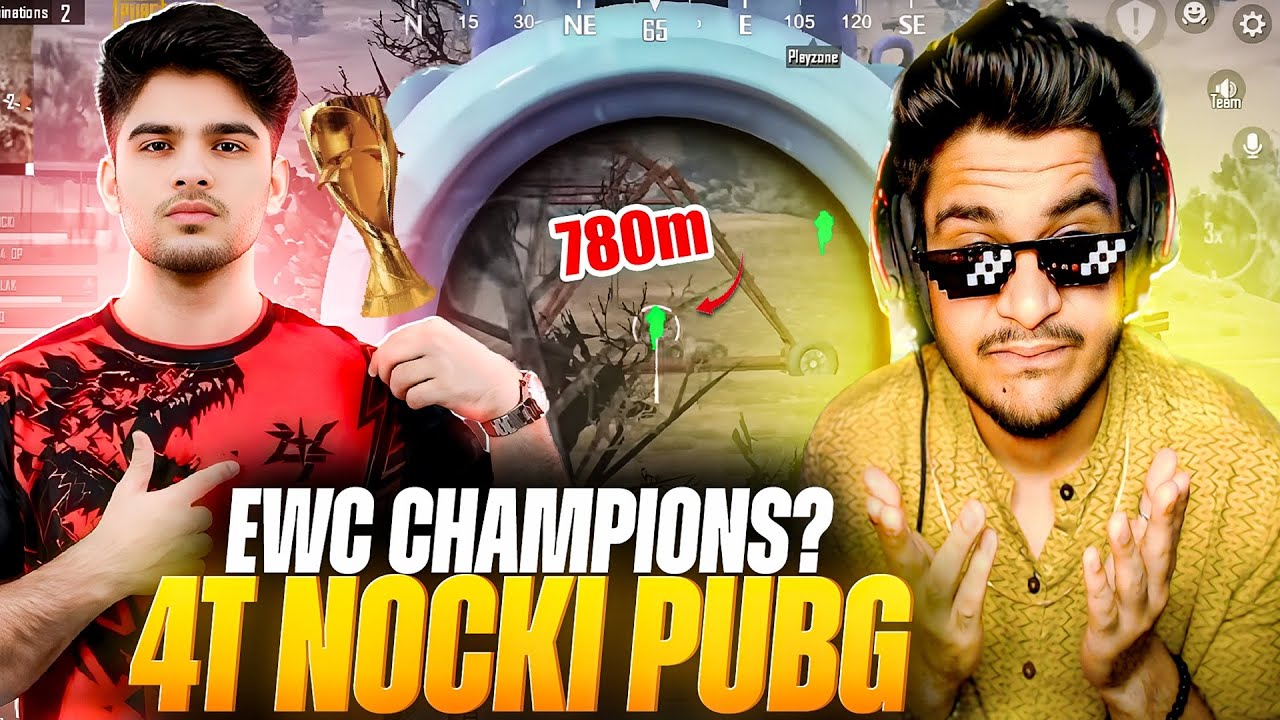 PMWC EWC CHAMPIONS? *4T NOCKI PUBG* IS THE REAL GAME CHANGER️&zwj;🔥BEST MOMENTS