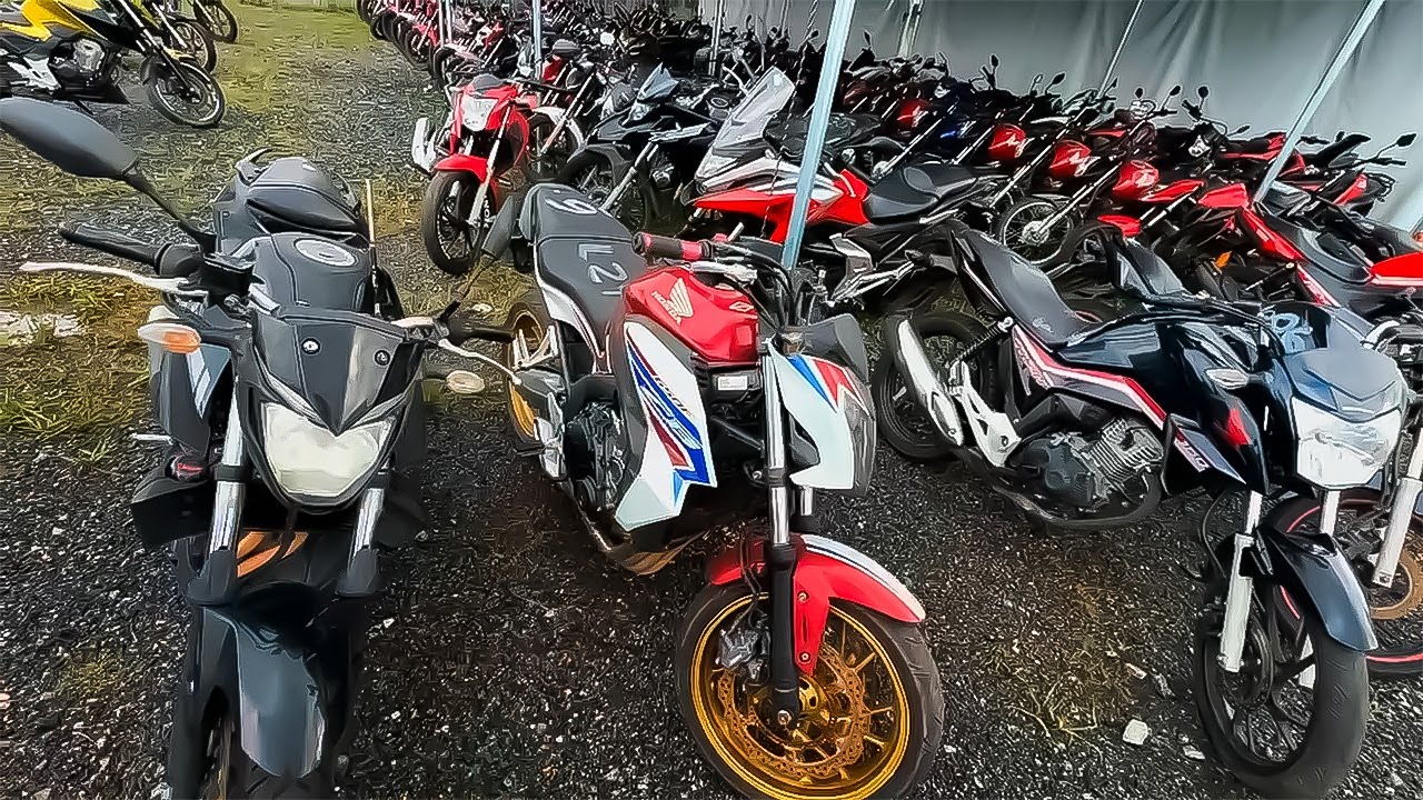LEILÃO DE MOTOS SEMINOVAS E BARATAS PARA TRABALHAR