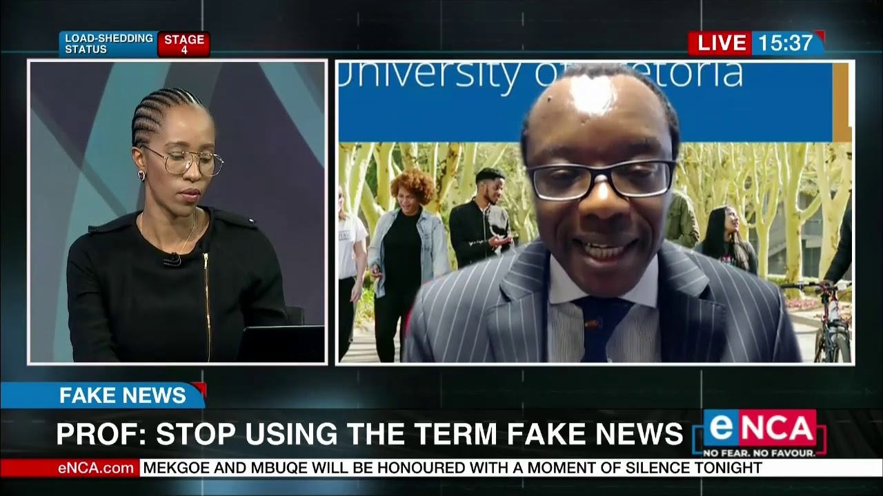 Stop using the term fake news | Vice-Chancellor