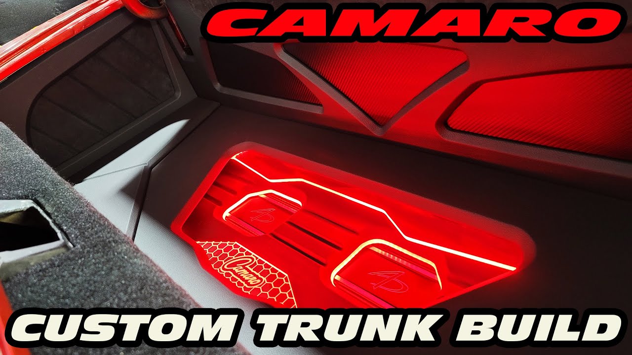 CHEVY CAMARO CUSTOM TRUNK BUILD AND CAR AUDIO PART 1