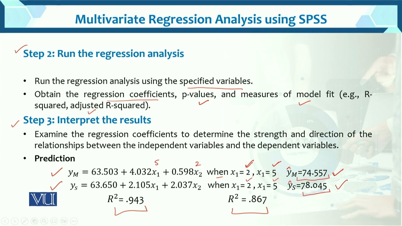 Multivariate Regression Analysis using SPSS | Multivariate Analysis | STA633_Topic123