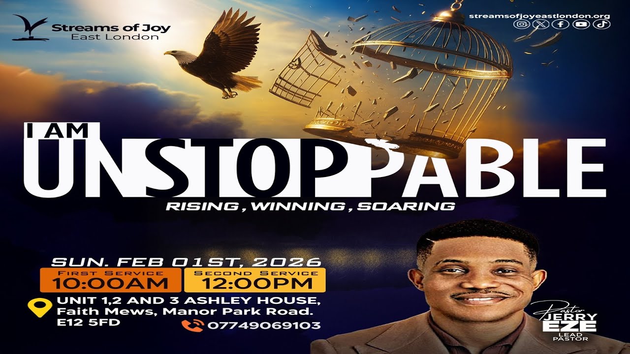 I AM UNSTOPPABLE - RISING, WINNING, SOARING! || SUNDAY SERVICE || 1ST FEBRUARY 2026