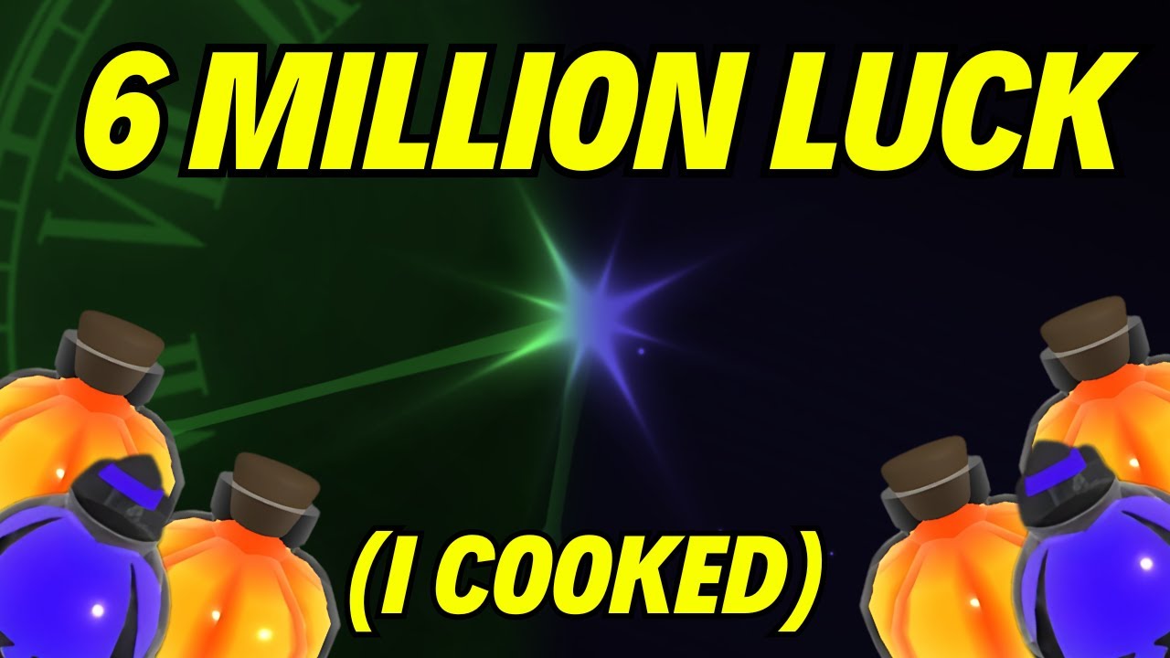 Using 6 MILLION LUCK with *NEAR MAX LUCK* in Sol's RNG... (I got Memory)