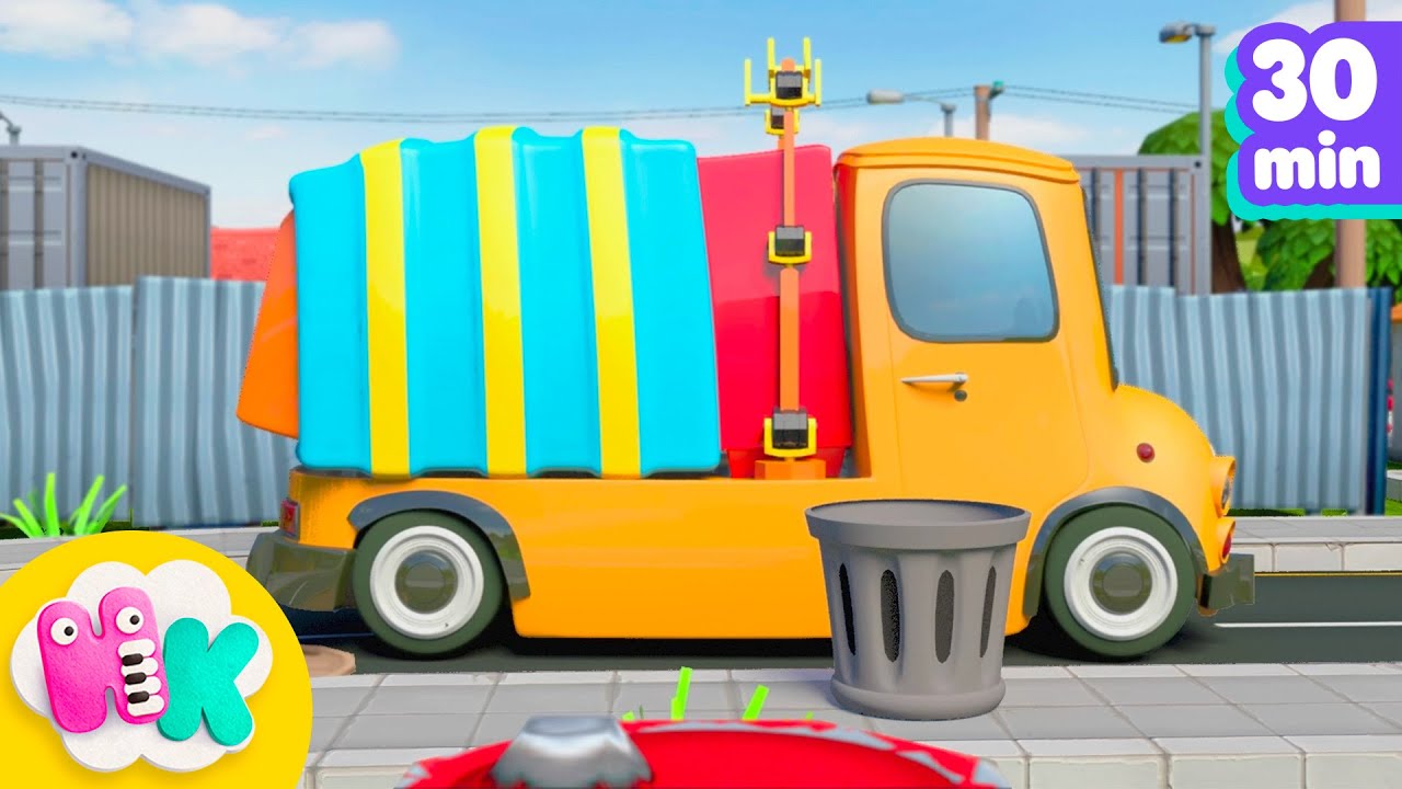 Je suis un camion poubelle 🚚 Chansons pour Enfants | HeyKids en Français