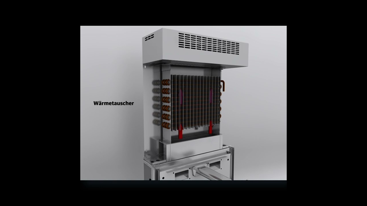 Haubenspülmaschine Gastroline mit Wärmerückgewinnung - deutsche Version