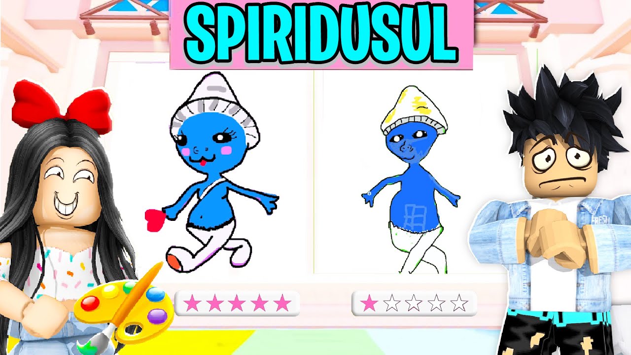 Desenam Pe SPIRIDUSUL Albastru (BLUE SMURF CAT) !