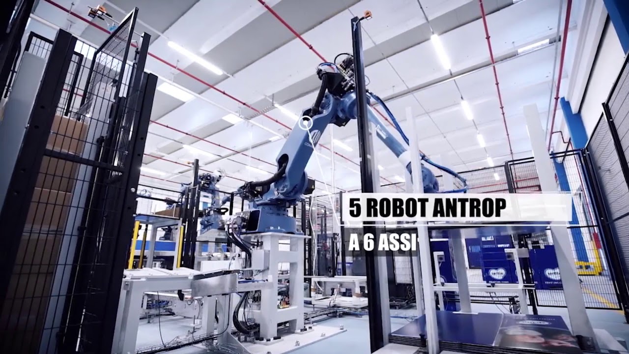 Comau NS12-NJ40 &ndash; line for automated repackaging &ndash; SISCODATA