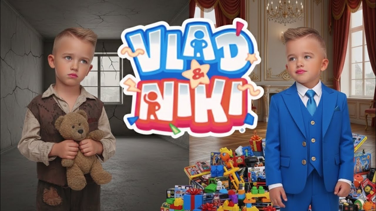 Vlad and Niki | one poor and the other rich.🤑