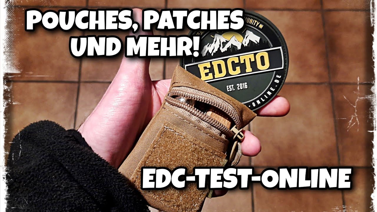 Pouches, Patches und mehr! edc-test-online