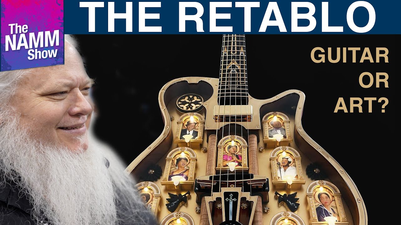 NAMM  2026 - The Retablo - Guitar or Art?