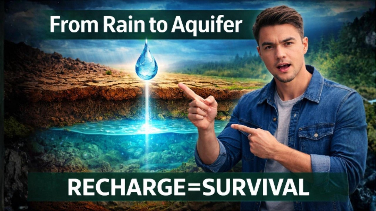 From Raindrop To Aquifer_ The Science Of Groundwater Recharge #groundwaterrecharge