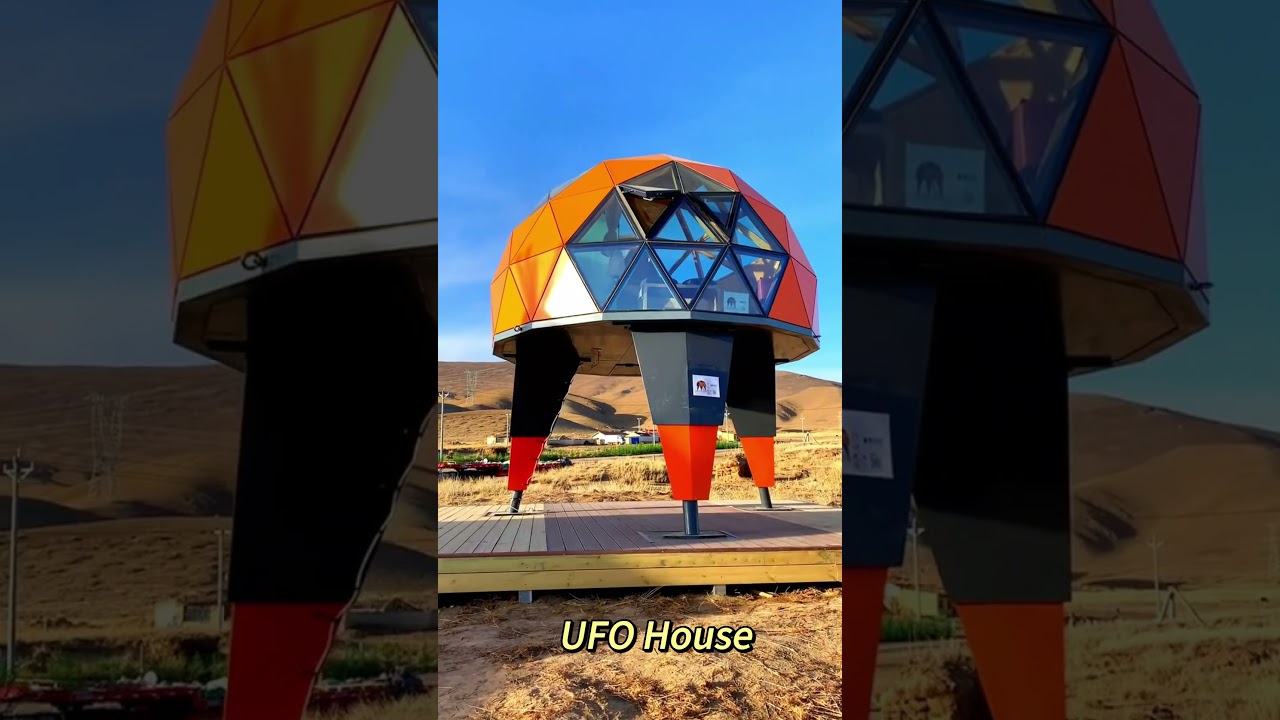 prefab dome house hotel tent geodesic dome kit glamping with bathroom #Star Capsule house